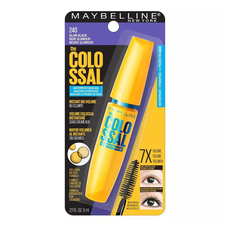 Maybelline Colossal Volume Express Eye Liners Waterproof, Glam Black, 0.27 Oz