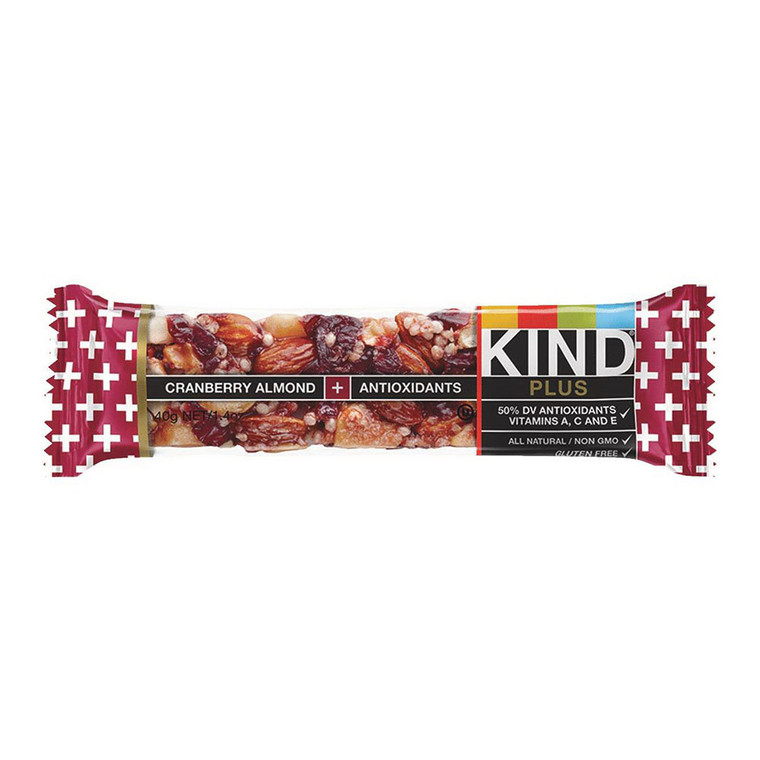 Kind Plus Bar, Cranberry Almond And Antioxidants, 1.4 Oz