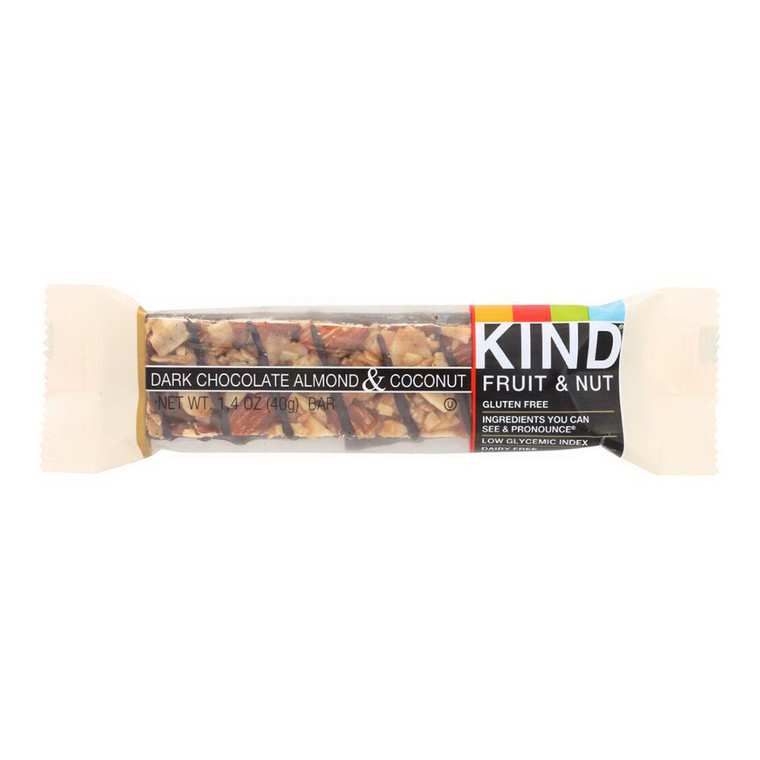 Kind Fruit And Nut Bar, Dark Chocolate Almond And Coconut, 1.4 Oz