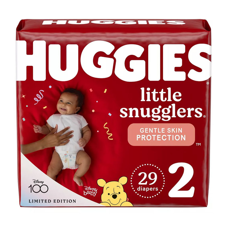 Huggies Little Snugglers Baby Diapers, Jumbo Size 2, 29 Ea