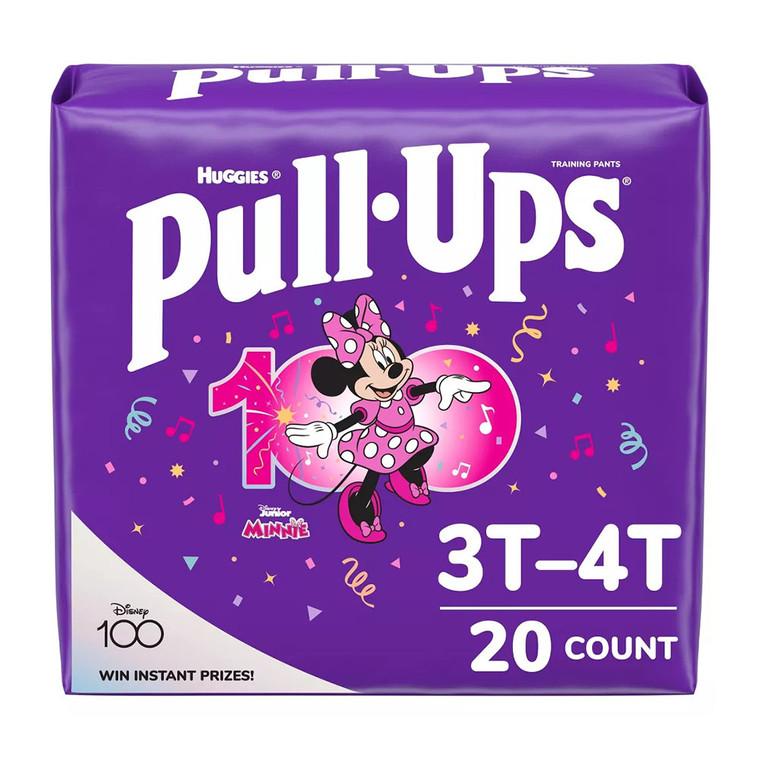 Huggies Pull Ups Girls Potty Training Pants, Size 3t To 4t, 20 Ea