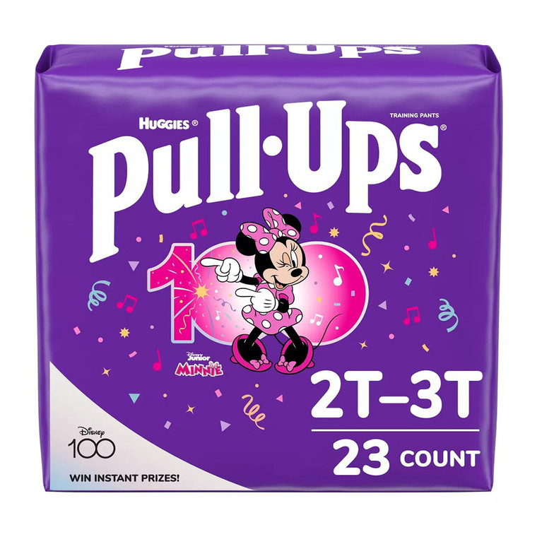 Huggies Pull Ups Girls Training Pants, Size 2T To 3T, 23 Ea