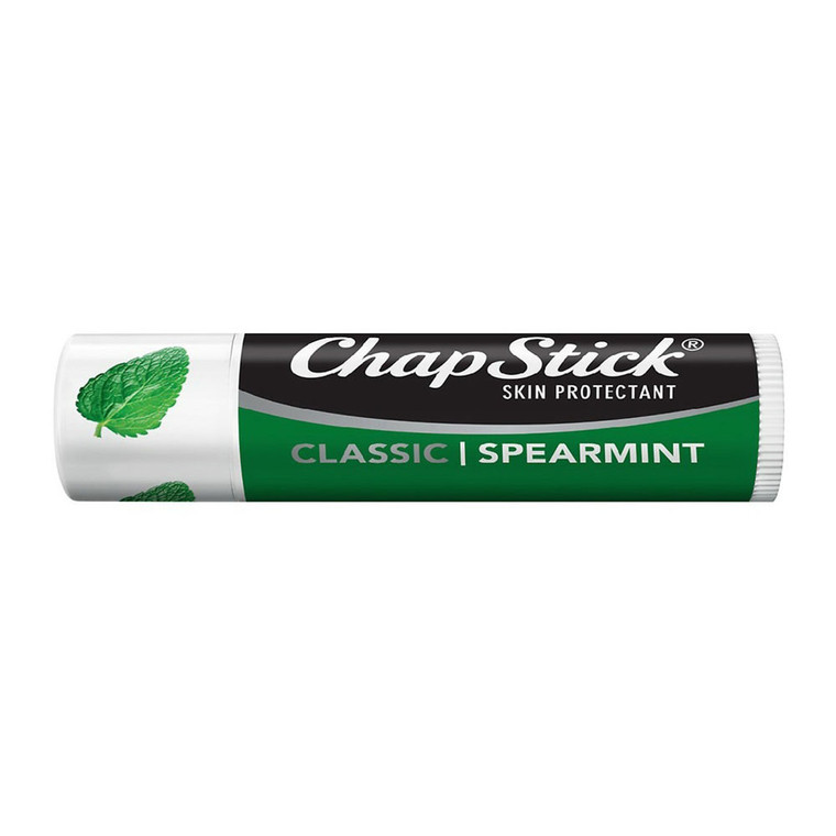 ChapStick Skin Protectant Classic Lip Balm, Spearmint, 0.15 Oz