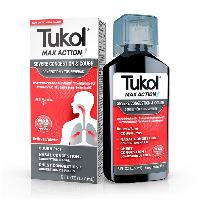 Tukol Max Action Severe Cough and Congestion, 6 Oz