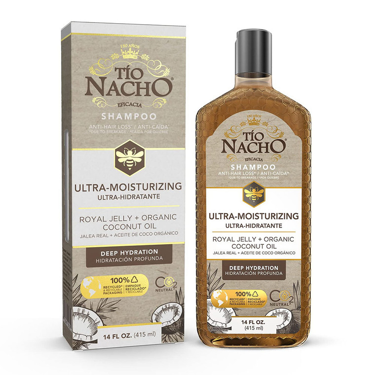 Tio Nacho Ultra Hydration Shampoo With Coconut Oil And Royal Jelly, 14 Oz