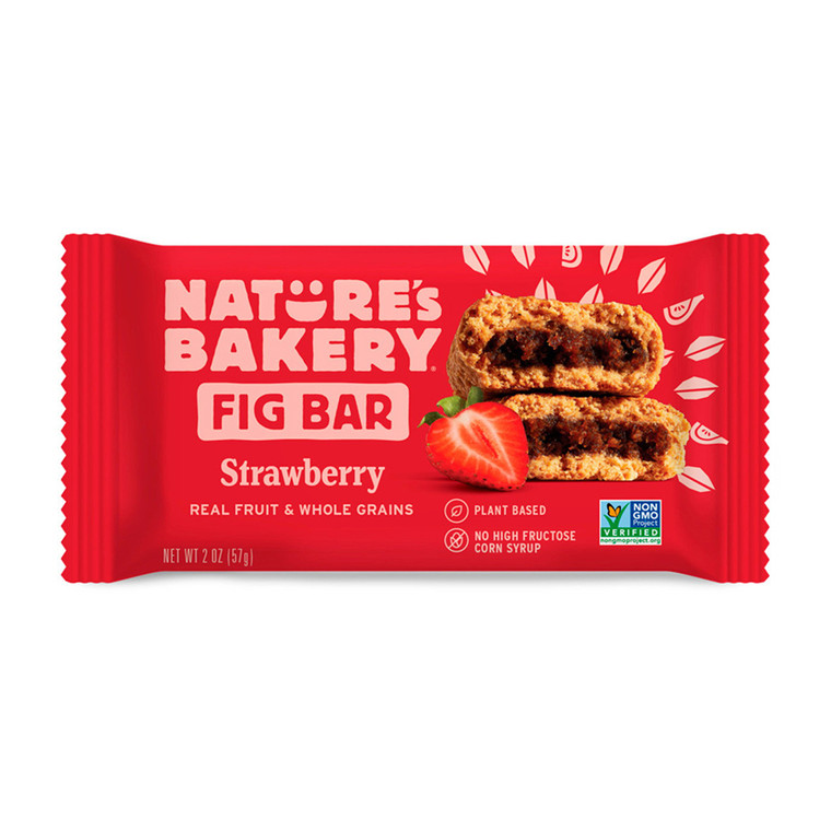 Natures Bakery Fig Bar, Strawberry, 12 Ea, 2 Oz