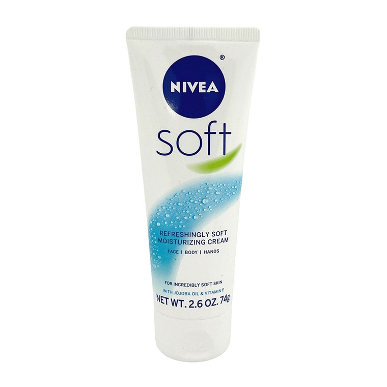 Nivea Soft Refreshingly Moisturizing Cream, 2.6 Oz