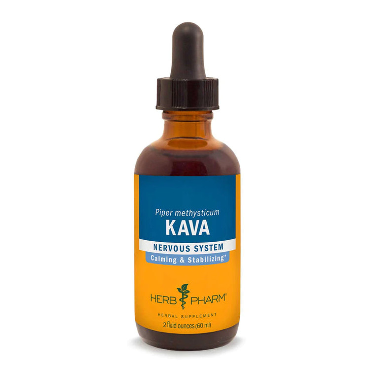 Herb Pharm Kava Root Liquid Extract to Reduce Stress, 2 Oz