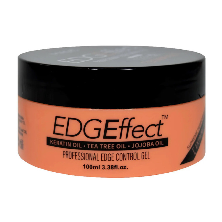 Edgeffect Professional Edge Control Gel with Tea Tree Oil, Extreme Hold, 3.38 Oz