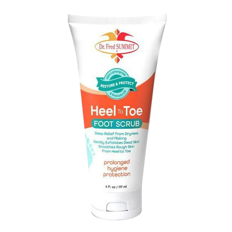 Dr Fred Summit Restore and Protect Heel to Toe Foot Scrub, 6 Oz