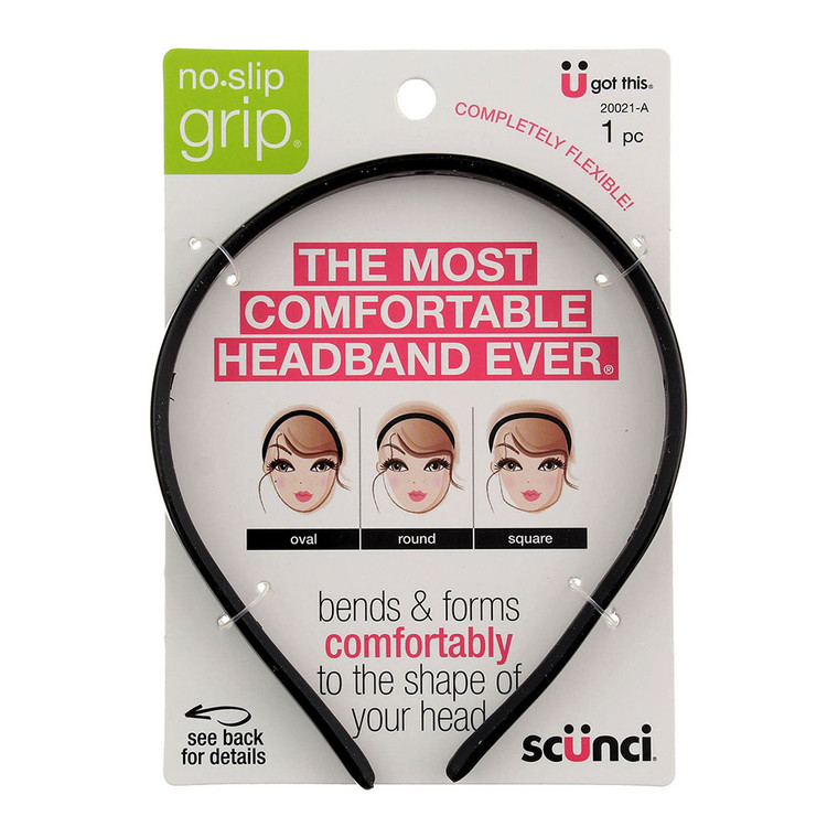 Scunci No Slip Grip Bendable Headband, 1 Ea