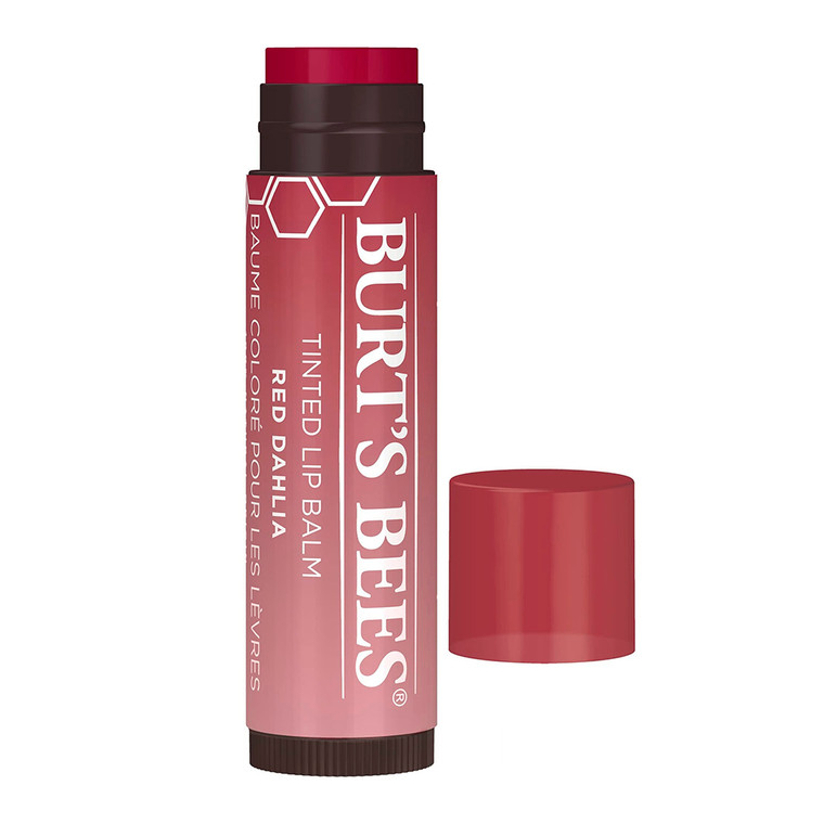 Burts Bees Tinted Lip Balm, Red Dahlia, 0.15 Oz