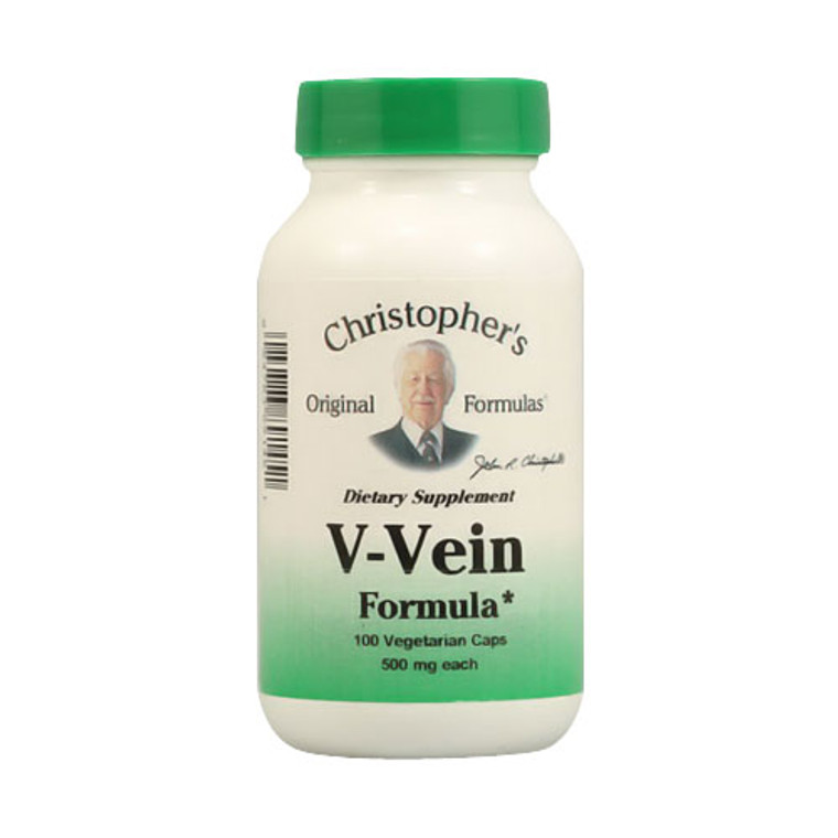 Dr. Christophers V-Vein Formulas Vegetarian Capsules - 100 Ea