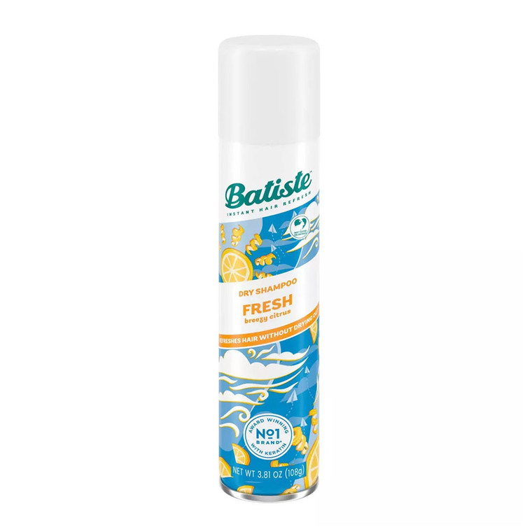 Batiste Dry Shampoo, Fresh Breezy Citrus, 3.81 Oz