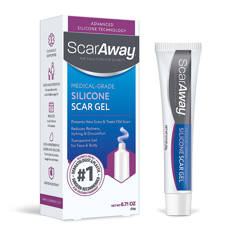 Scar Away Silicone Scar Repair Gel, 0.71 Oz