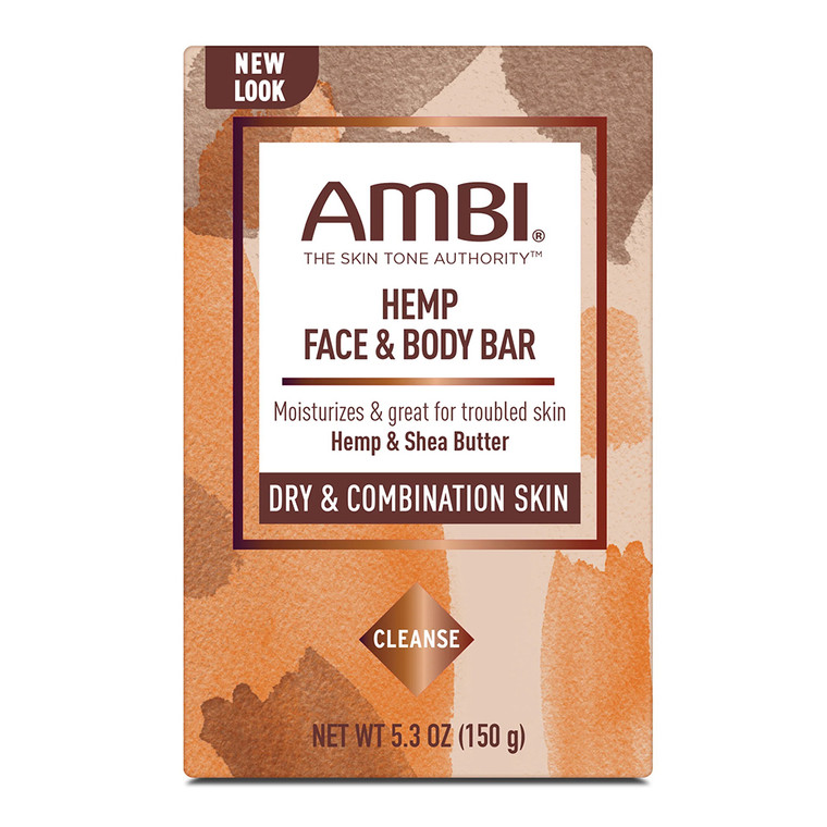 Ambi Face And Body Bar Hemp And Shea Butter, 5.3 Oz
