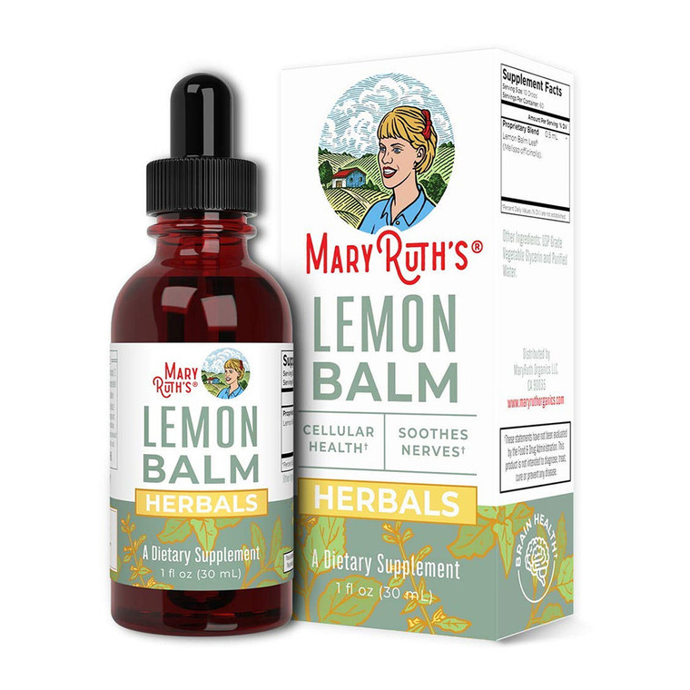 Mary Ruth Organic Liquid Drops, Lemon Balm, 30 Ml