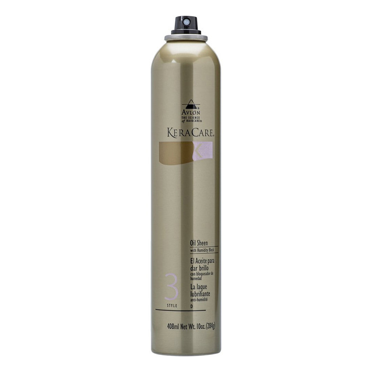 Avlon Kera Care Oil Sheen With Humidity Block Hair Spray, 10 Oz