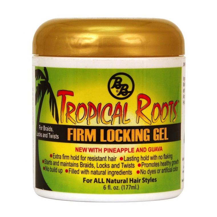 Bronner Brothers Tropical Roots Firm Locking Gel, 6 Oz