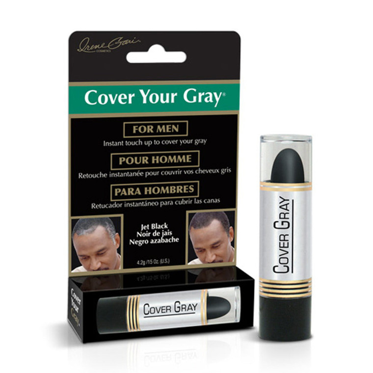 Cover Your Gray Mens Touch Up Stick, Jet Black, 1 Ea