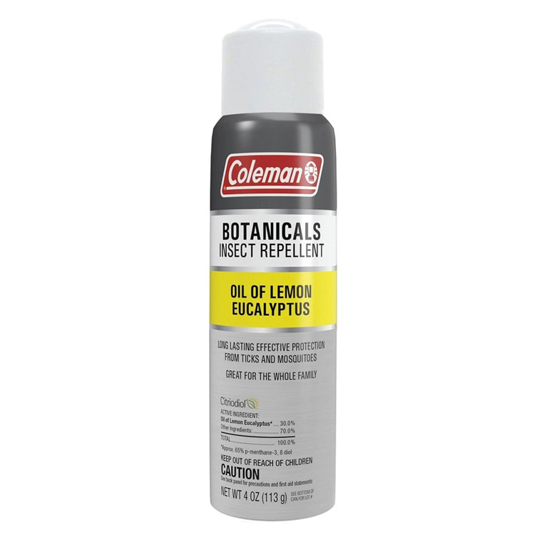 Coleman Botanicals Insect Repellent Lemon Eucalyptus Natural Protective Spray 4Oz (113g)