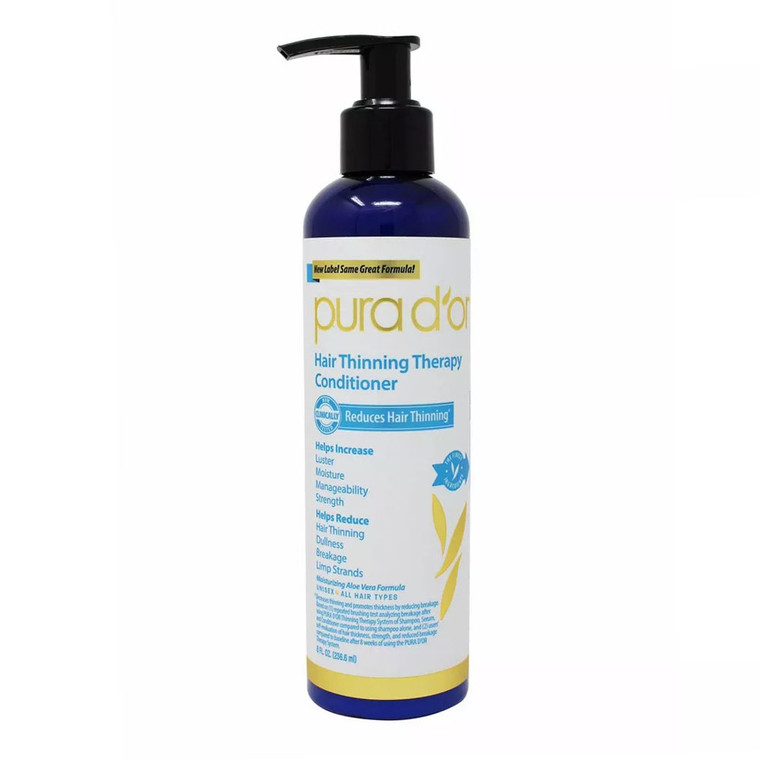 Pura D Or Hair Thinning Therapy Conditioner, 8 Oz