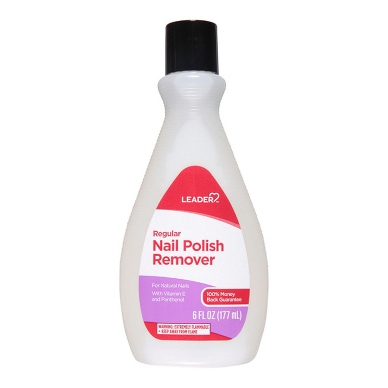 Leader Nail Polish Remover Liquid, 6 Oz