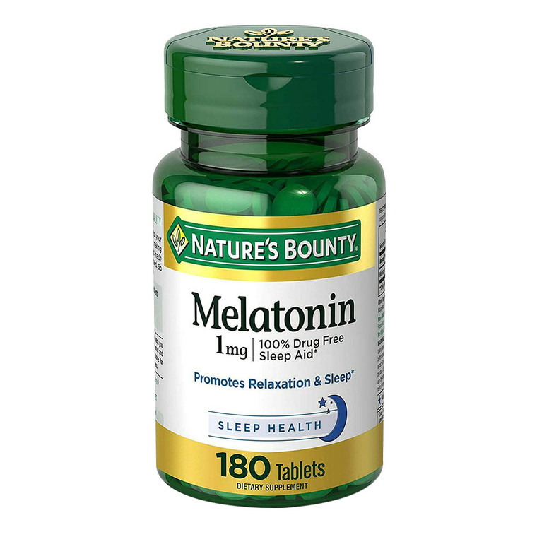 Natures Bounty Melatonin 1 Mg Tablets, 180 Ea