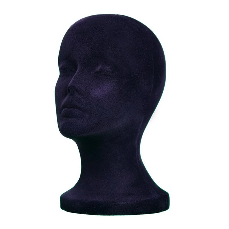 Diane Styrofoam Head, Black, 1 Ea