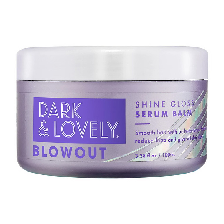 Dark and Lovely Blowout Shine Gloss Serum Balm, 3.38 Oz