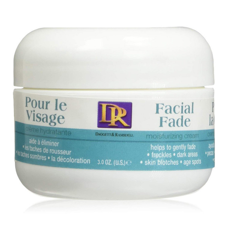 Daggett and Ramsdell Facial Fade Lightening Cream Moisturizing Formula Helps Gently Fade Age Spots Freckles Dark Areas of Skin 3Oz (85g)