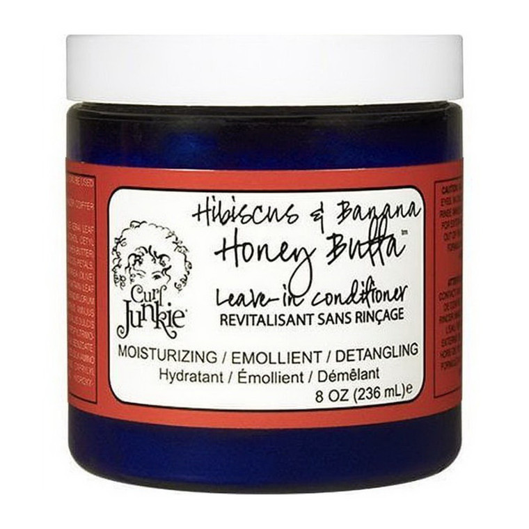 Curl Junkie Hibiscus and Banana Honey Butta Leave In Conditioner, 8 Oz