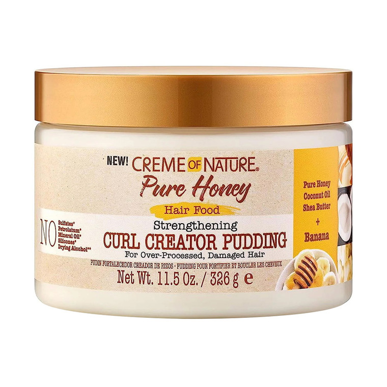 Creme of Nature Pure Honey Hair Food Curl Creator Pudding, 11.5 Oz