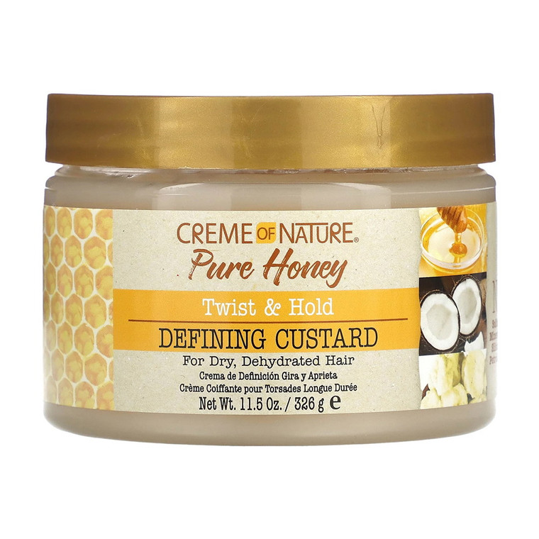 Creme of Nature Pure Honey Twist and Hold Defining Custard, 11.5 Oz