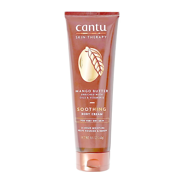 Cantu Skin Therapy Soothing Mango Butter Body Cream with Vitamin E, 8.5 Oz