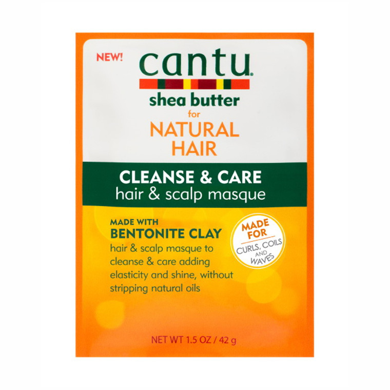 Cantu Shea Butter Cleanse and Care Masque with Bentonite Clay, 6 Pack