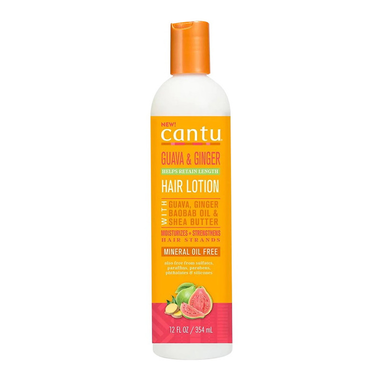 Cantu Hair Lotion with Guava, Ginger, Baobab Oil and Shea Butter, 12 Oz