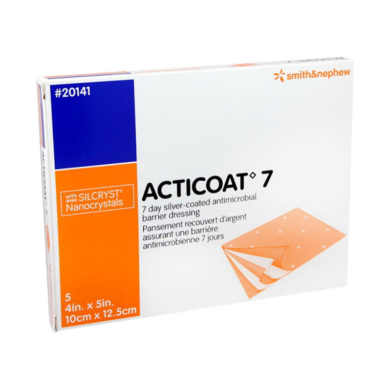 Smith And Nephew Acticoat 7 Day Antimicrobial Dressing, 4X5 Inches, 6 Ea