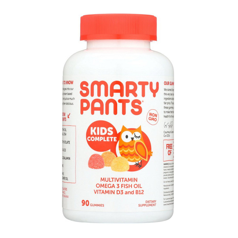 Smarty Pants Kids Fiber Multivitamin Gummies, 90 Ea