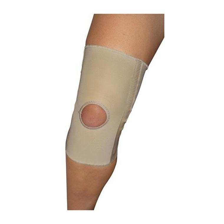 Scott Specialties Slip On Knee Support With Open Patella Beige, Medium, 1 Ea