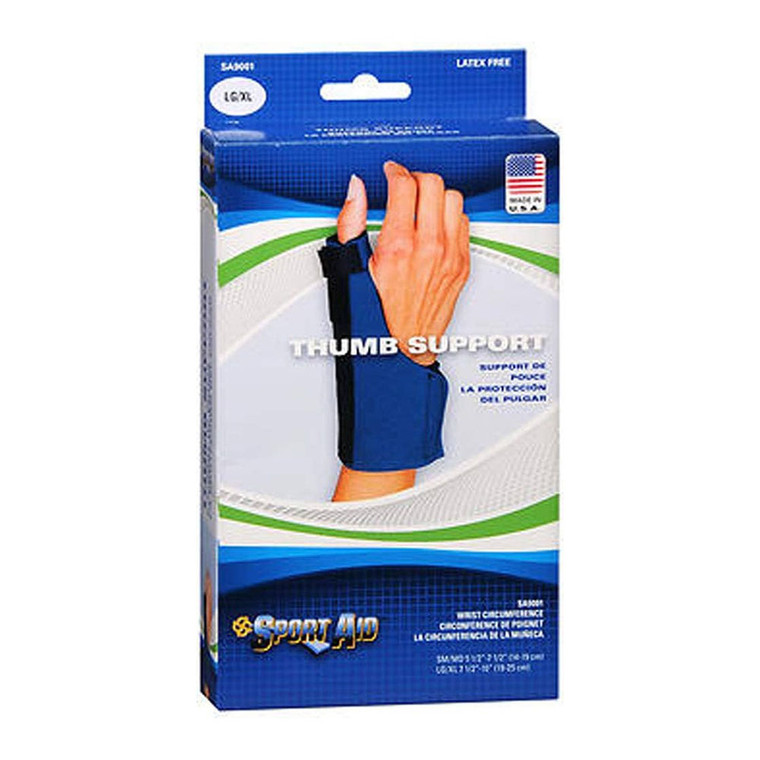 Sport Aid Thumb Support Arthritis Theramadry, Large And Extra Large, 1 Ea