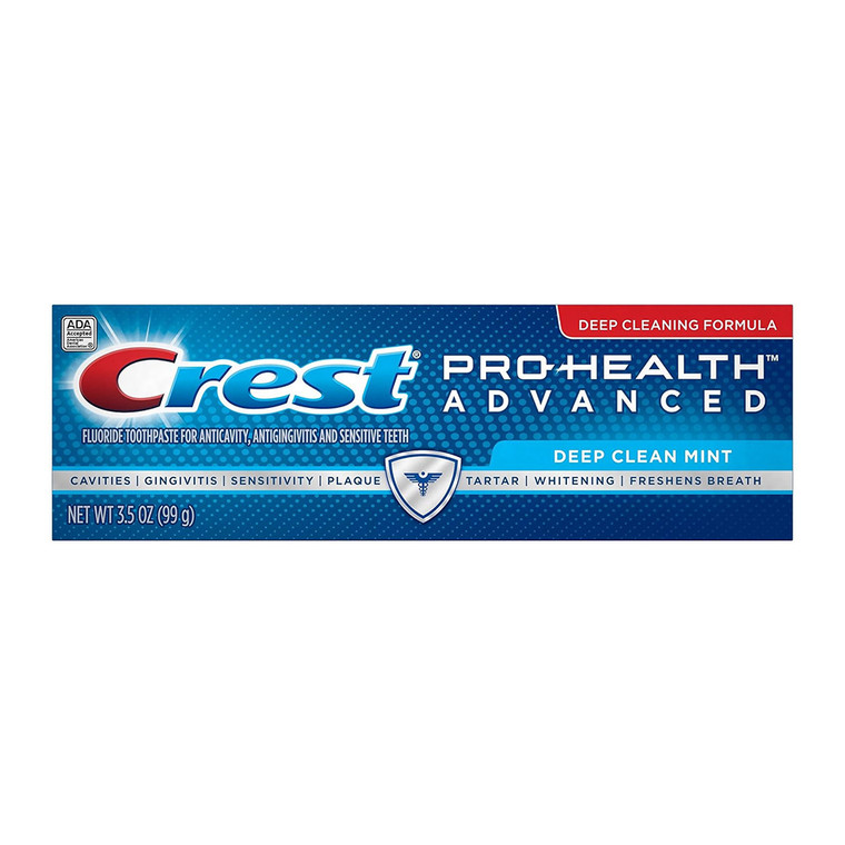 Crest Pro Health Advanced Fluoride Toothpaste, Deep Clean Mint, 3.5 Oz