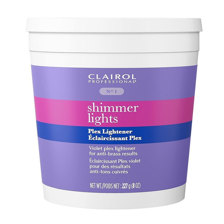 Clairol Professional Shimmer Lights Violet Plex Lightener, 8 Oz
