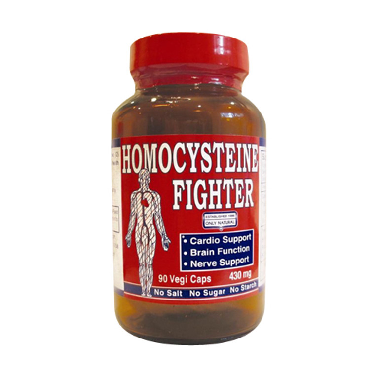 Only Natural Homocysteine Fighter Vegetarian Capsules - 90 Ea