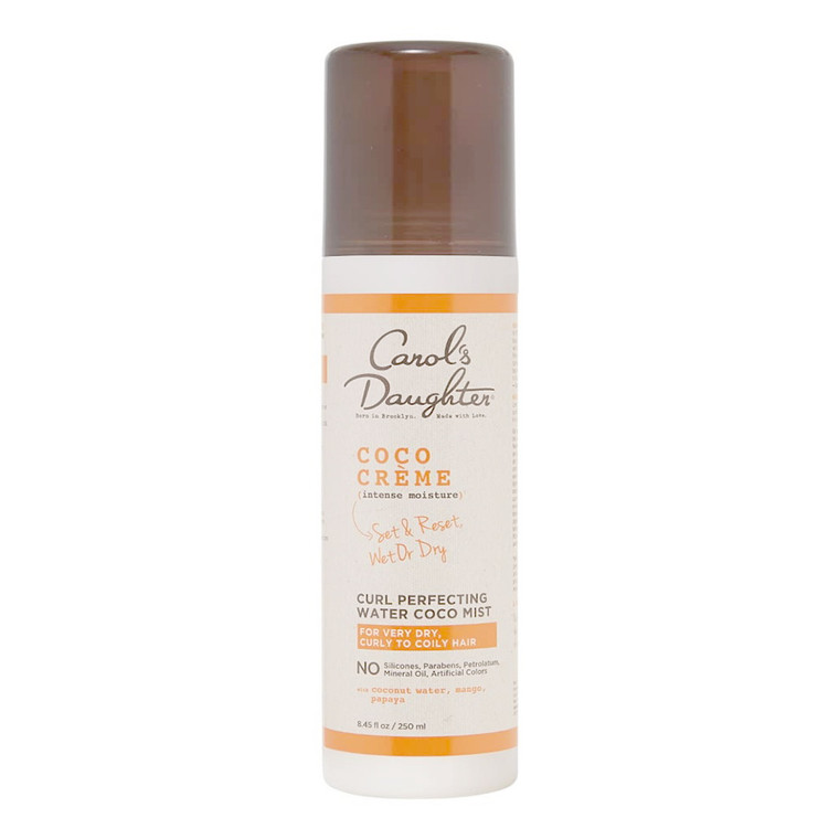 Carols Daughter Coco Creme Curl Perfecting Water Coco Mist Spray with Coconut Water, 8.45 Oz