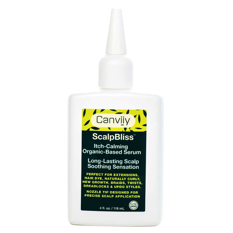 Canviiy Scalp Bliss Itch Calming Organic Based Serum for Dry Itchy Scalp Care 4Oz (118ml)
