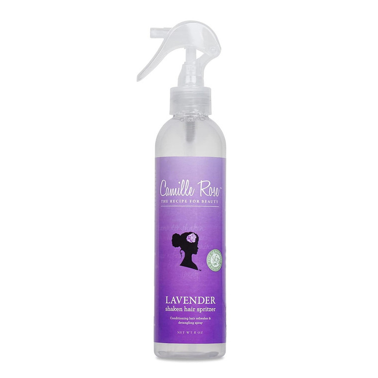Camille Rose Lavender Shaken Hair Spritzer Detangler Spray, 8 Oz