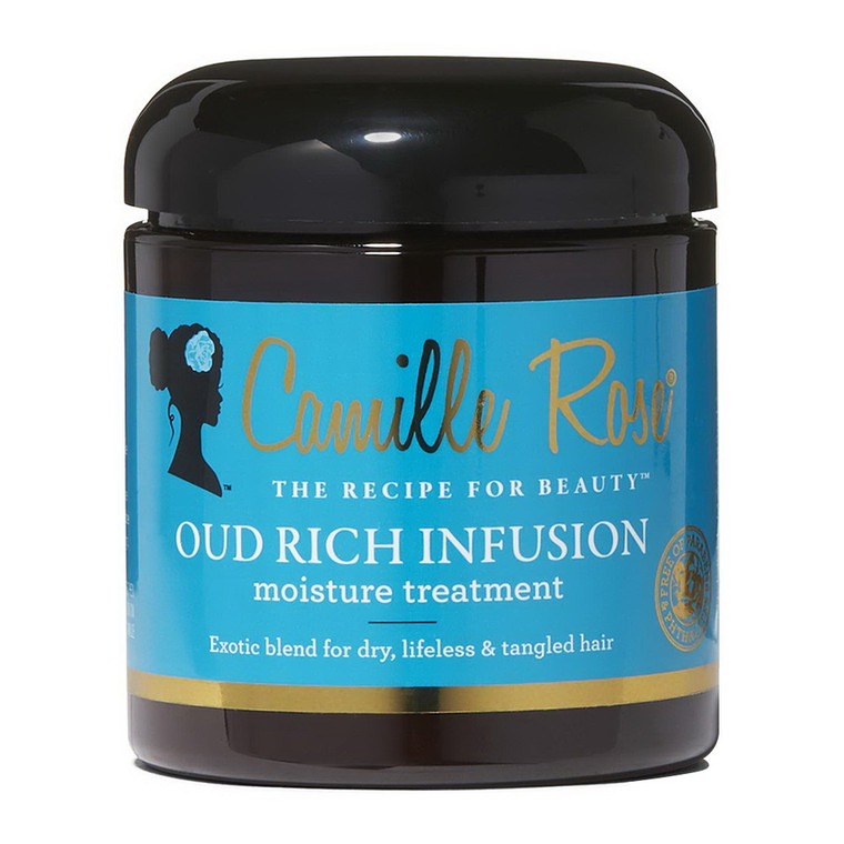 Camille Rose Oud Rich Infusion Moisture Treatment for Dry Lifeless Tangled Hair, 8 Oz