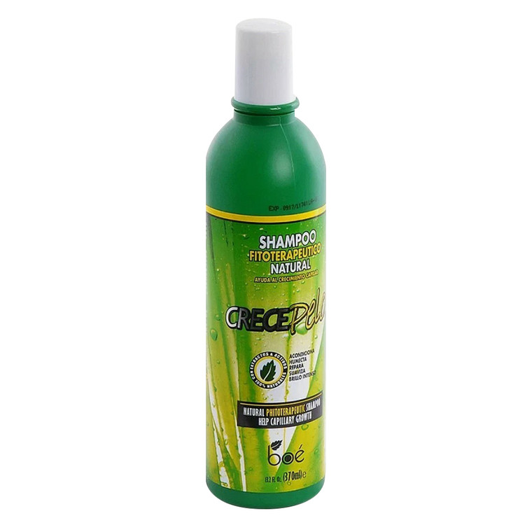 Boe Crece Pelo Phytotherapeutic Natural Shampoo Cleansing Strengthening 12.5Oz (370ml)