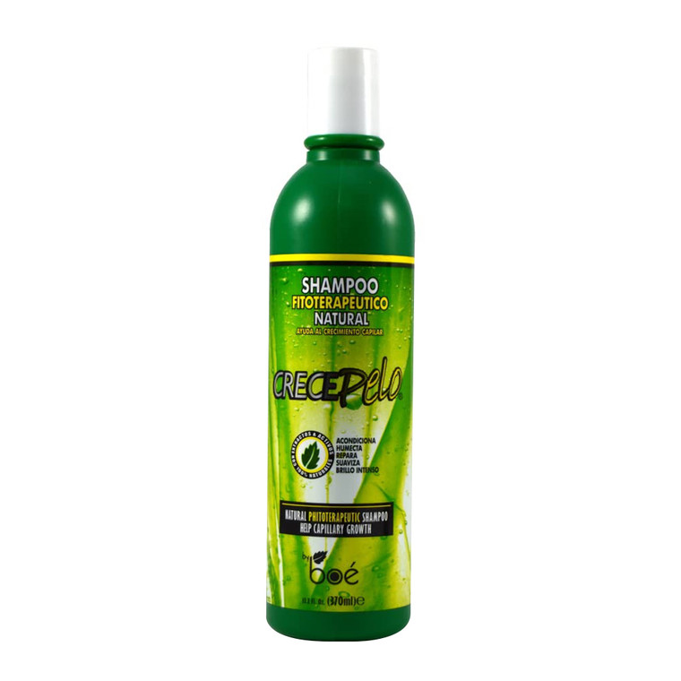 Boe Crece Pelo Fitioterapeutico Natural Shampoo, 12.5 Oz
